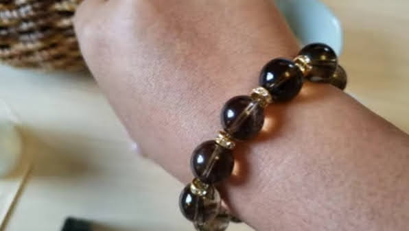 gemstone chunky stretch bracelet