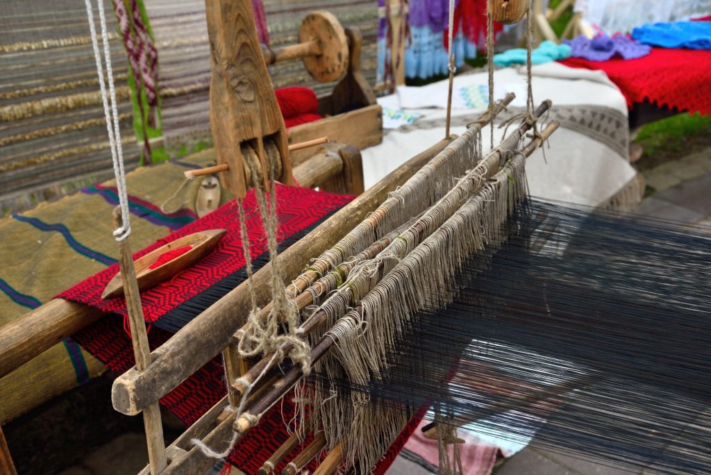 Part of wooden loom
