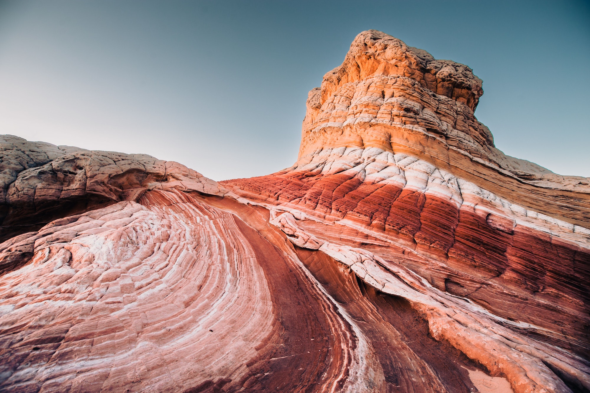 Beautiful rock formations in Vermilion Cliffs National Monument. White Pocket, Arizona, USA.